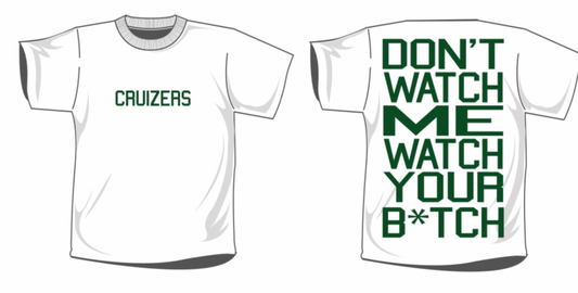 The Cruizers “Don’t Watch Me” White/Green T-Shirt
