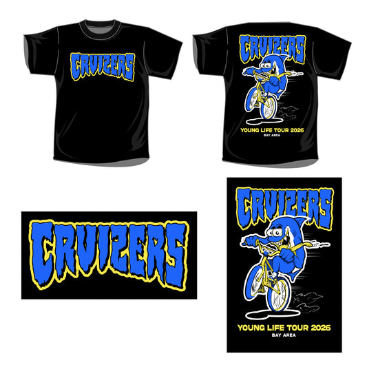The Cruizers Oakland Rideout Exclusive Goggles (Comes with a Oakland Rideout shirt)